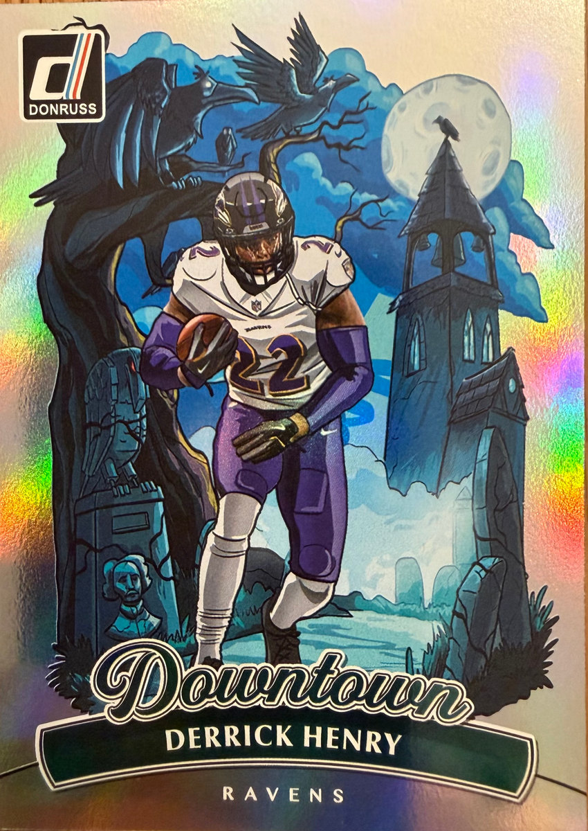 Derrick Henry 2025 Panini Donruss Optic Downtown card